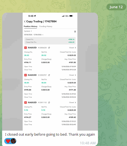 Student-shared account balance screenshot